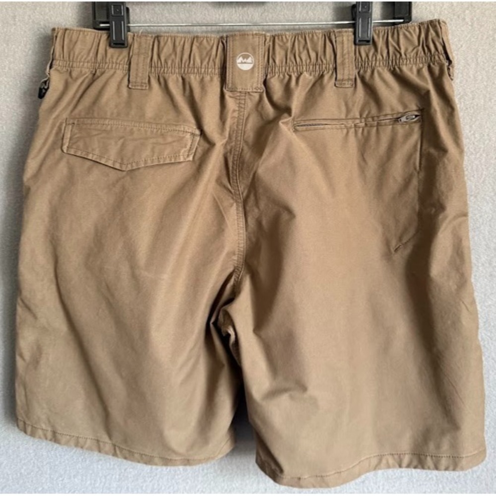 Wrangler Outdoor Shorts Men 36 Brown Performance Stretch‎ Pockets Hiking Casual - Picture 2 of 14